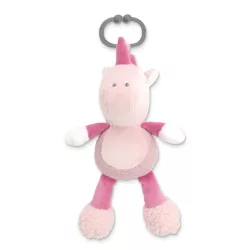   Lorelli Toys plyšová hračka s hudbou – ružový jednorožec