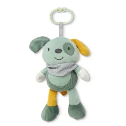 Lorelli Toys plyšová hračka s hudbou – Zelený psík