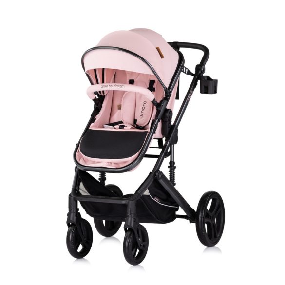 Chipolino Amore 2v1 multifunkčný kočík - Pink Marshmallow