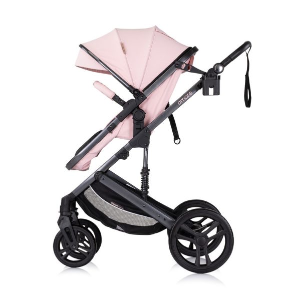 Chipolino Amore 2v1 multifunkčný kočík - Pink Marshmallow