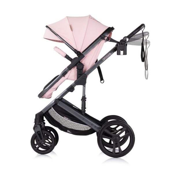 Chipolino Amore 2v1 multifunkčný kočík - Pink Marshmallow
