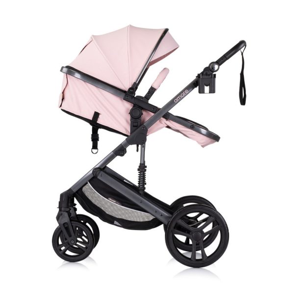 Chipolino Amore 2v1 multifunkčný kočík - Pink Marshmallow