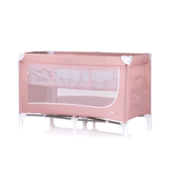 Chipolino Ariel multifunkčná cestovná postieľka - Pink Marshmеllow