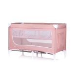 Chipolino Ariel multifunkčná cestovná postieľka - Pink Marshmеllow