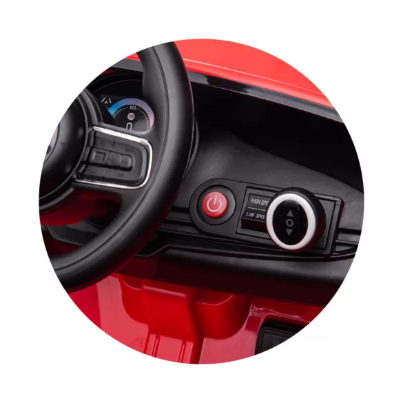 Elektrické autíčko Chipolino Fiat 500 – červené