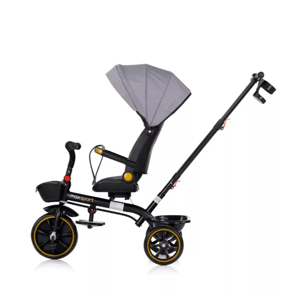 Chipolino Max Sport trojkolka so strieškou - Anthracite