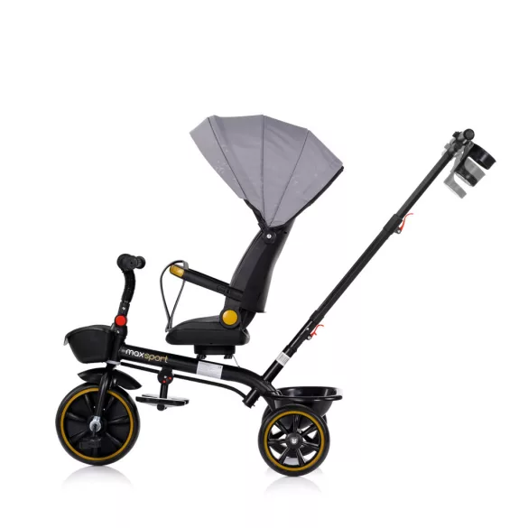 Chipolino Max Sport trojkolka so strieškou - Anthracite