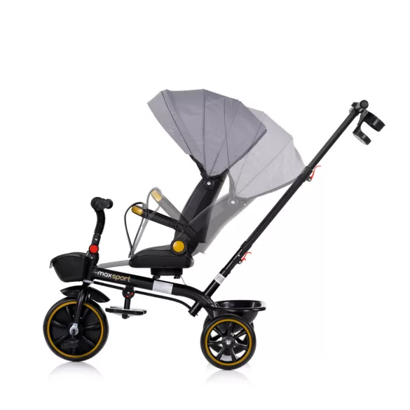 Chipolino Max Sport trojkolka so strieškou - Anthracite