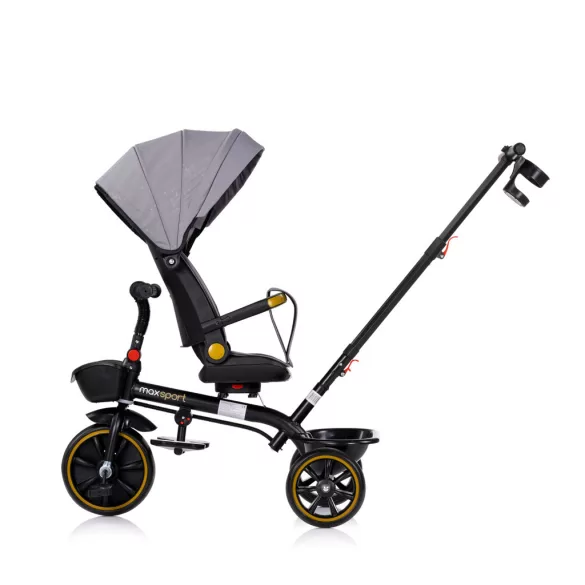 Chipolino Max Sport trojkolka so strieškou - Anthracite