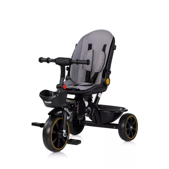 Chipolino Max Sport trojkolka so strieškou - Anthracite