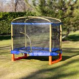 Chipolino Playground trampolína 200 cm so šmýkačkou a rebríkom - Blue