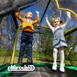 Chipolino Playground trampolína 200 cm so šmýkačkou a rebríkom - Blue