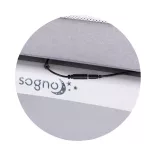 Chipolino Sogno multifunkčná postieľka k posteli - Grey