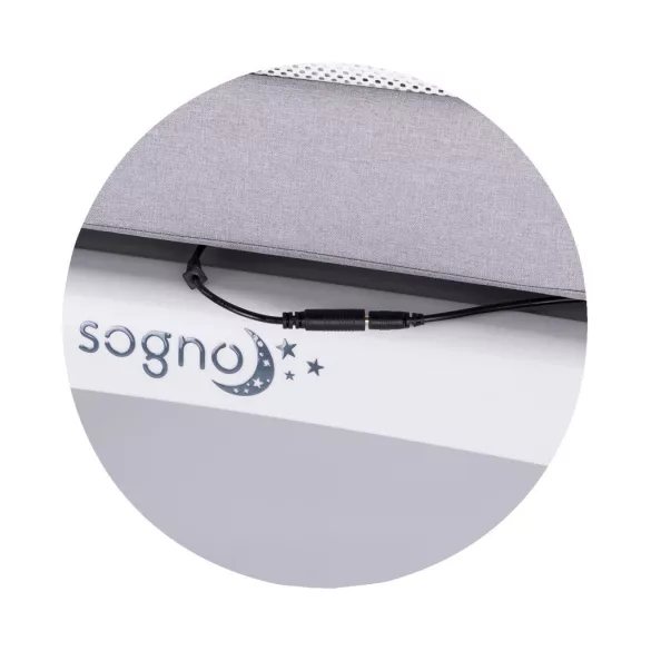 Chipolino Sogno multifunkčná postieľka k posteli - Grey