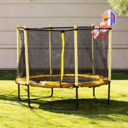 Chipolino Sporty trampolína s basketbalovým košom 140 cm 