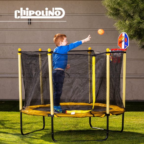 Chipolino Sporty trampolína s basketbalovým košom 140 cm 