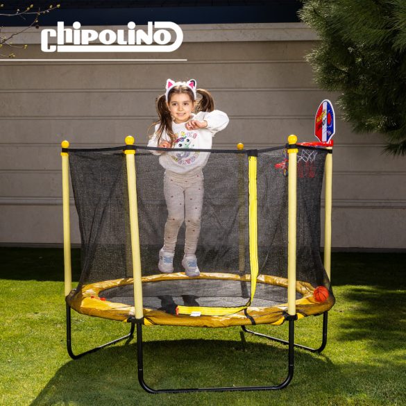 Chipolino Sporty trampolína s basketbalovým košom 140 cm 