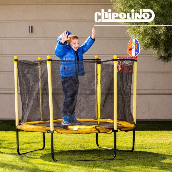 Chipolino Sporty trampolína s basketbalovým košom 140 cm 