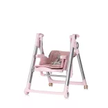 Chipolino Super Chef multifunkčná jedálenská stolička - Pink Marshmallow