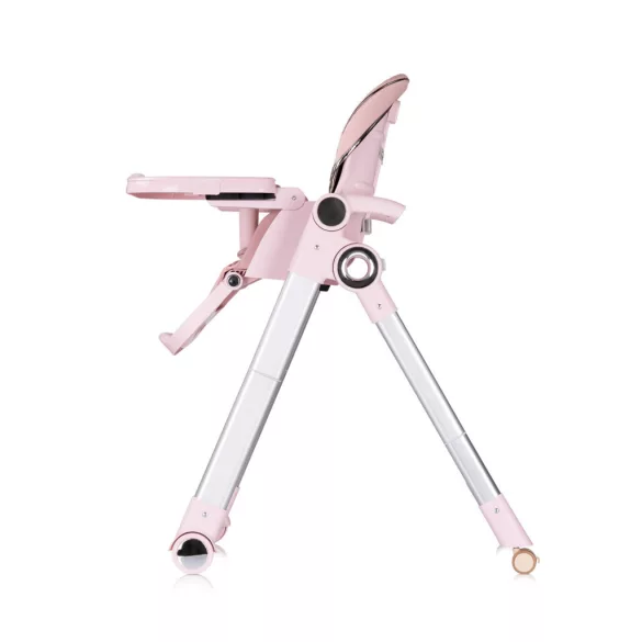 Chipolino Super Chef multifunkčná jedálenská stolička - Pink Marshmallow