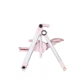 Chipolino Super Chef multifunkčná jedálenská stolička - Pink Marshmallow