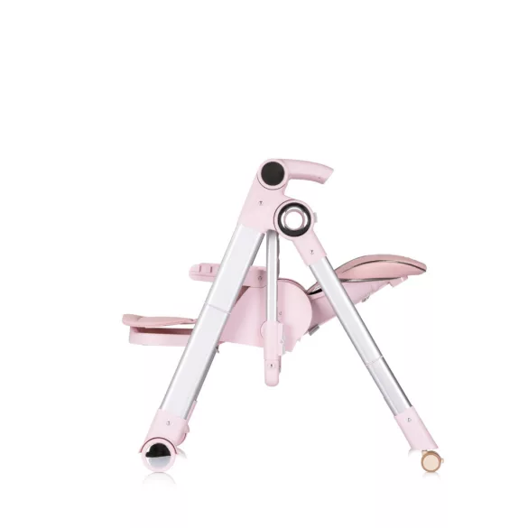 Chipolino Super Chef multifunkčná jedálenská stolička - Pink Marshmallow
