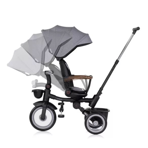 Chipolino Urban skladacia trojkolka - Anthracite