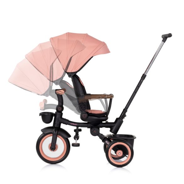 Chipolino Urban skladacia trojkolka - Pink Marshmallow