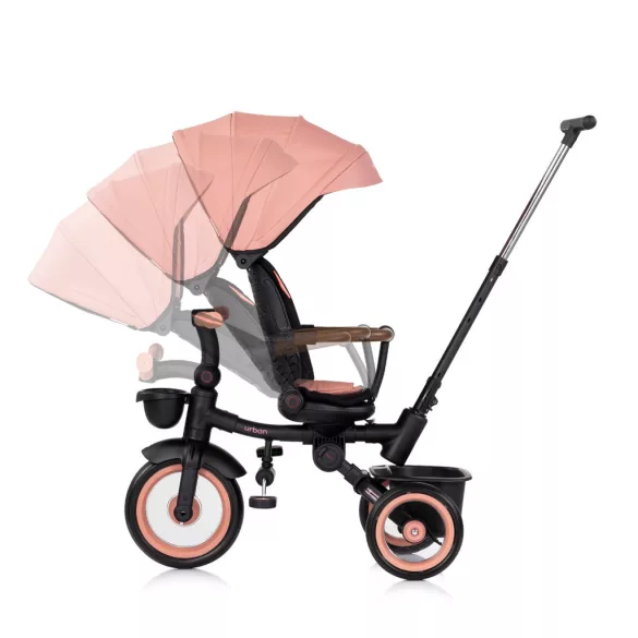 Chipolino Urban skladacia trojkolka - Pink Marshmallow