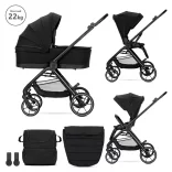 Lorelli Venice 2 v 1 multifunkčný kočík - Black