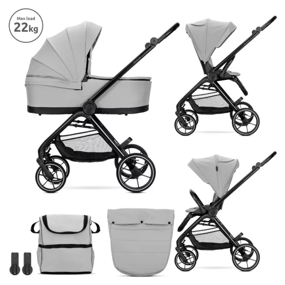 Lorelli Venice 2 v 1 multifunkčný kočík – Grey