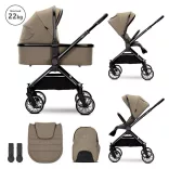 Lorelli Reya 2v1 multifunkčný kočík s otočnou rukoväťou – Beige