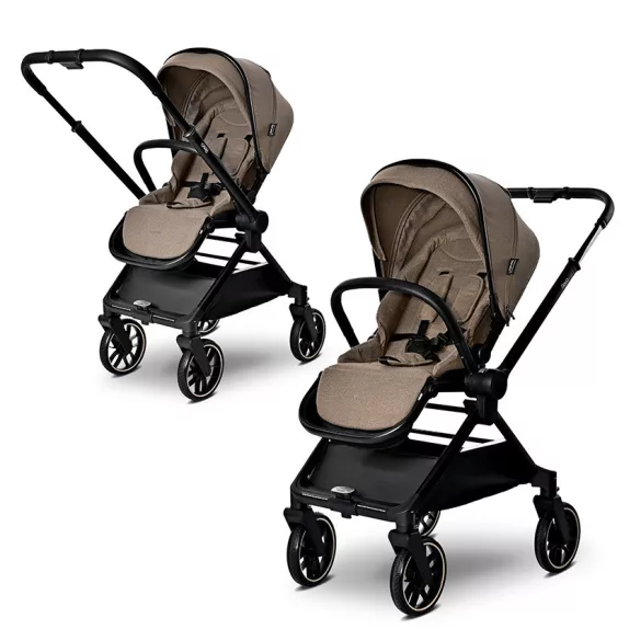 Lorelli Reya 2v1 multifunkčný kočík s otočnou rukoväťou – Beige