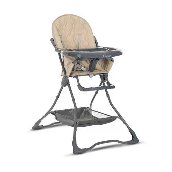 Lorelli Bonbon pevná detská stolička – Beige Leather
