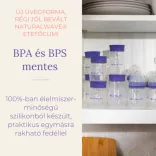 Lansinoh fľaša na uchovávanie materského mlieka s viečkom 160 ml, 4 ks