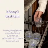 Lansinoh fľaša na uchovávanie materského mlieka s viečkom 160 ml, 4 ks