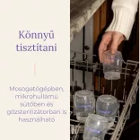 Lansinoh fľaša so stredne rýchlou savičkou + viečko, 240 ml