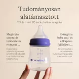 Lansinoh 2 ks fľaše so stredne rýchlym cumíkom + 2 ks viečok, 240 ml