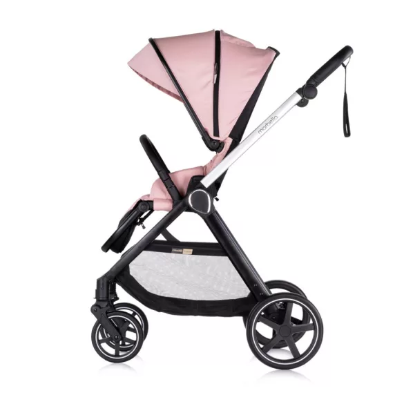 Chipolino Marbella 3v1 multifunkčný kočík - Pink Marshmallow