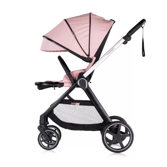 Chipolino Marbella 3v1 multifunkčný kočík - Pink Marshmallow