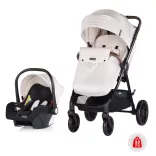 Chipolino Ultera 2 v 1 kočík + autosedačka - Biscotta
