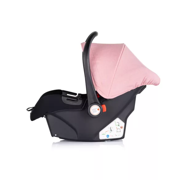 Chipolino Ultera 2 v 1 kočík + nosič - Pink Marshmallow