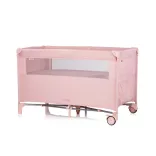 Multifunkčná cestovná postieľka Chipolino Relax – Pink Marshmellow Linen