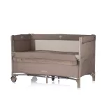 Multifunkčná cestovná postieľka Chipolino Relax – Tiramisu Linen