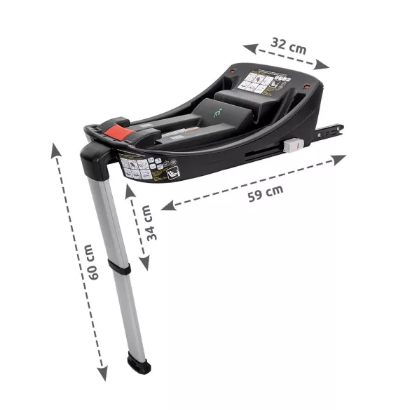 Lorelli Isofix základňa Aria Luxe 40x87 cm pre autosedačku