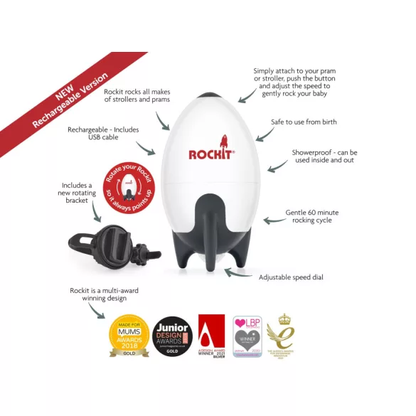 Rockit MK2 Rechargeable kolíska na kočík