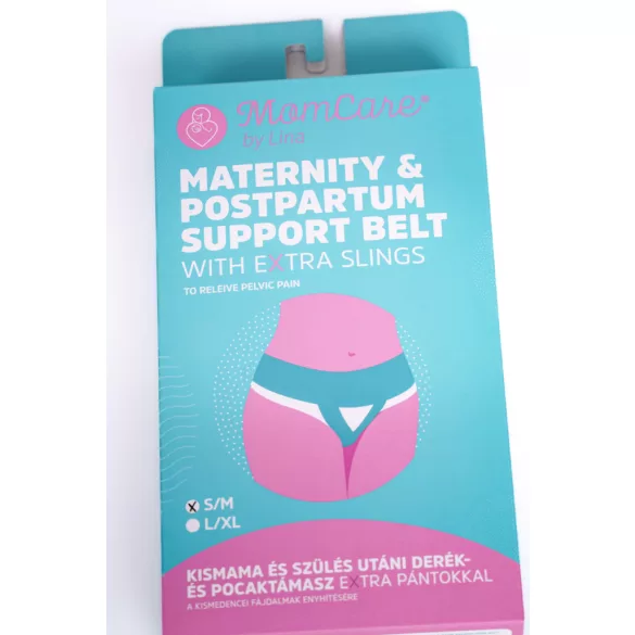 Momcare Podporný pás pre tehotné a po pôrode s extra popruhmi L-XL