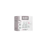 BIBS Silikónová cumička na fľašu s rýchlym prietokom (2 ks)