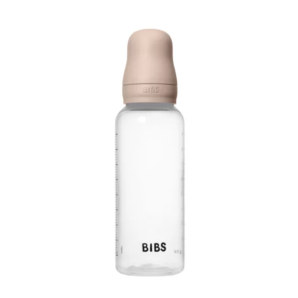 BIBS Sada fľašiek 270 ml s cumičkou z prírodného kaučuku – Púdrovoružová