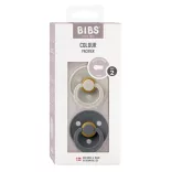 BIBS Colour Cumi 2-dielna sada (Piesok/Grafit) 6–18 mesiacov